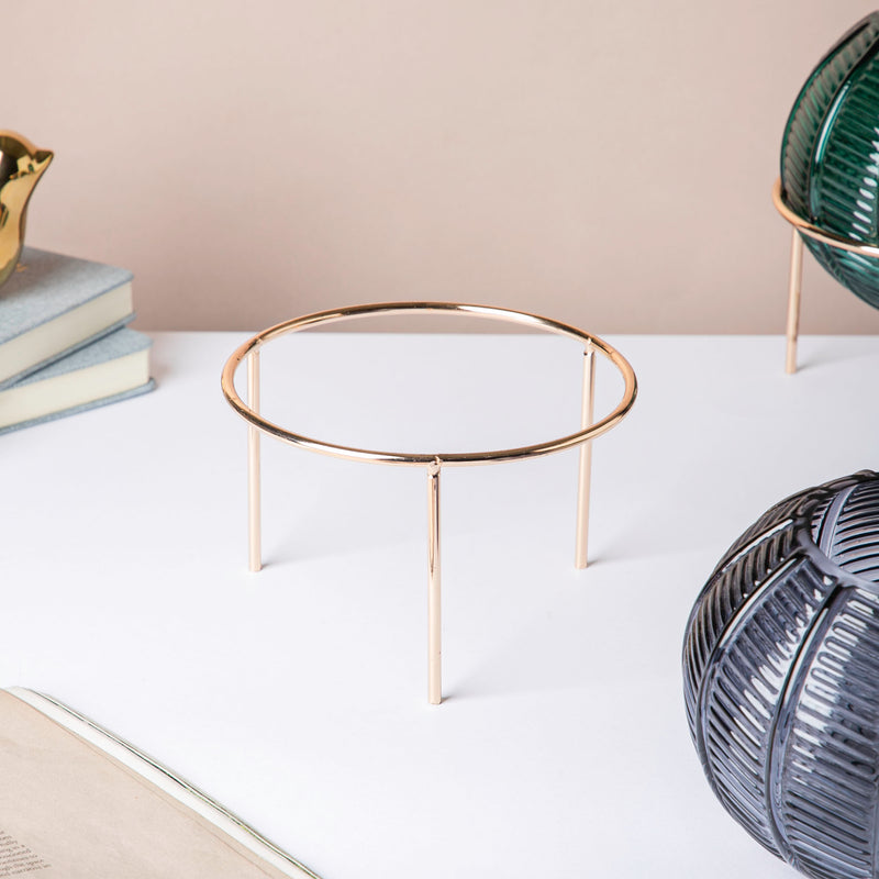 Small Globe Vase - Flower vase for home decor, office and gifting | Home decoration items