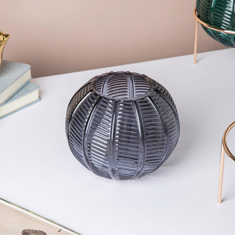 Small Globe Vase - Flower vase for home decor, office and gifting | Home decoration items