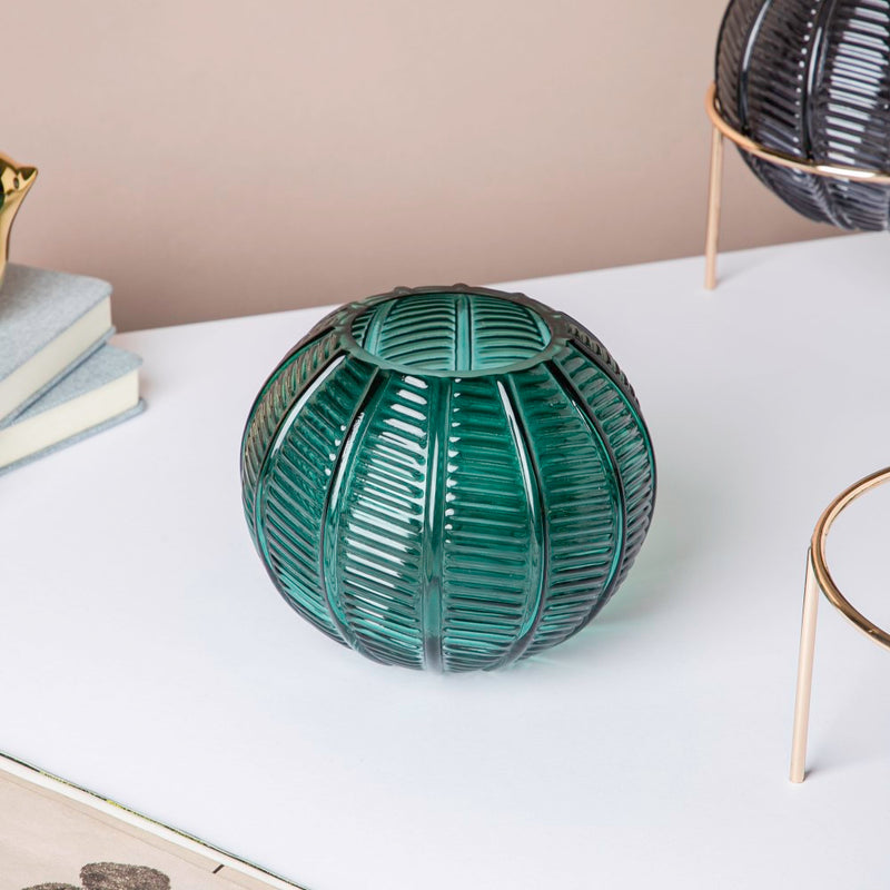 Small Globe Vase - Flower vase for home decor, office and gifting | Home decoration items