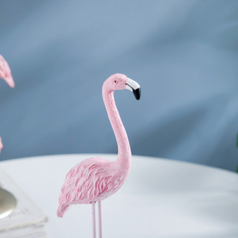 Flamingo Resin Decor Showpiece Pink Set Of 3 - Showpiece | Home decor item | Room decoration item