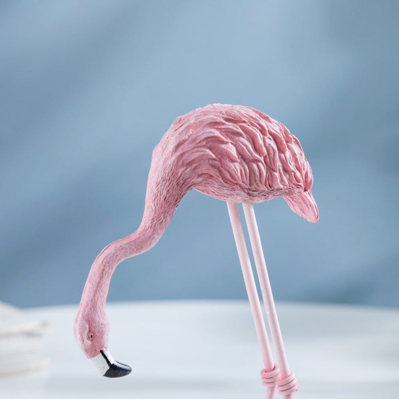 Flamingo Resin Decor Showpiece Pink Set Of 3 - Showpiece | Home decor item | Room decoration item