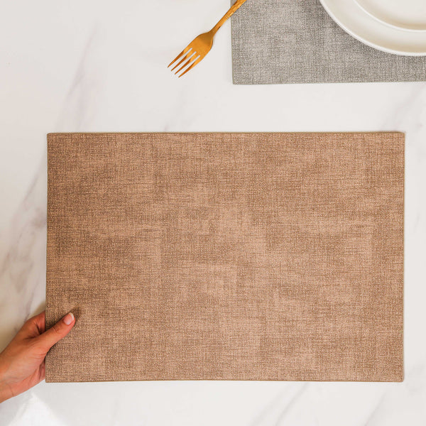 Faux Leather Placemat Set of 2
