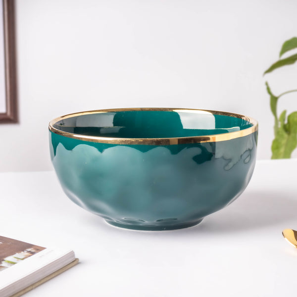 Greenwave Serving Bowl 8 Inch - Bowl, ceramic bowl, serving bowls, noodle bowl, salad bowls, bowl for snacks, large serving bowl | Bowls for dining table & home decor