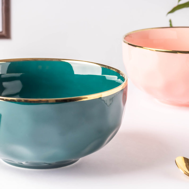 Greenwave Serving Bowl 8 Inch - Bowl, ceramic bowl, serving bowls, noodle bowl, salad bowls, bowl for snacks, large serving bowl | Bowls for dining table & home decor