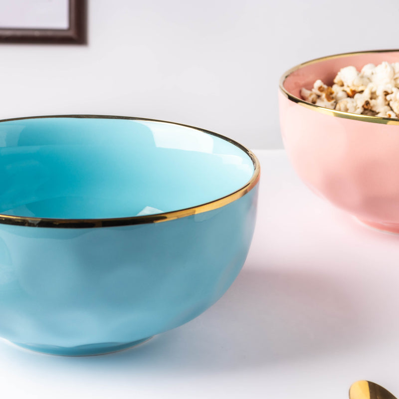 Blue Jay Serving Bowl 8 Inch - Bowl, ceramic bowl, serving bowls, noodle bowl, salad bowls, bowl for snacks | Bowls for dining table & home decor