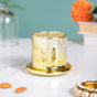 Bell Jar Glass Candle Holder Gold - Candle holder | Home decor