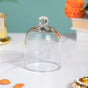 Bell Jar Glass Candle Holder Gold - Candle holder | Home decor