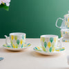 JARDIN Vintage Tea Set - Tea cup set, tea set, teapot set | Tea set for Dining Table & Home Decor