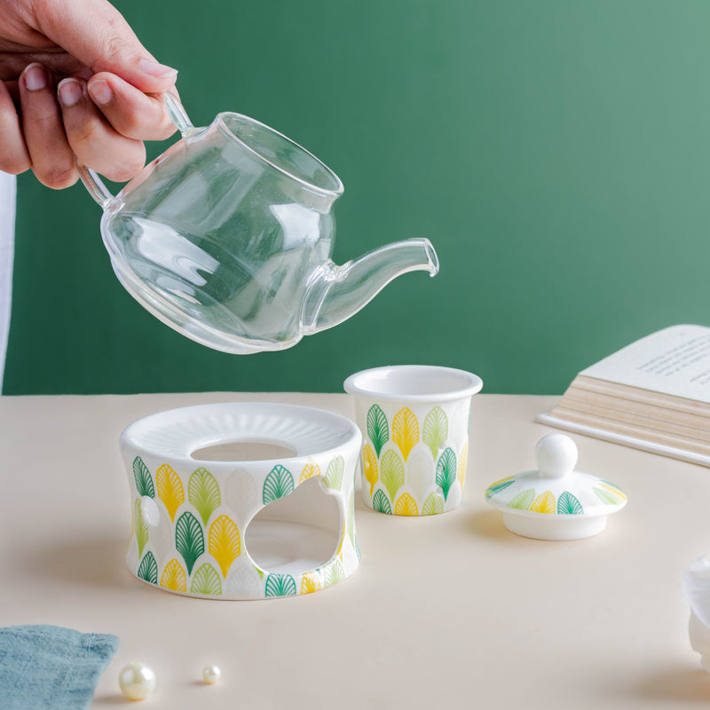 JARDIN Vintage Tea Set - Tea cup set, tea set, teapot set | Tea set for Dining Table & Home Decor