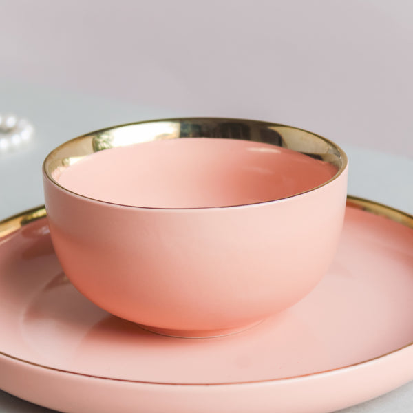 Pink Soup Bowl - Bowl, soup bowl, ceramic bowl, snack bowls, curry bowl, popcorn bowls | Bowls for dining table & home decor