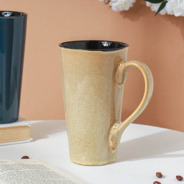 V Neck Coffee Mug- Mug for coffee, tea mug, cappuccino mug | Cups and Mugs for Coffee Table & Home Decor
