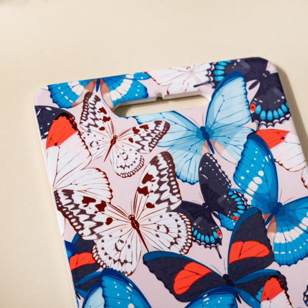 Kaleidoscope Butterfly Trivet with Cork Base 7.5 Inch