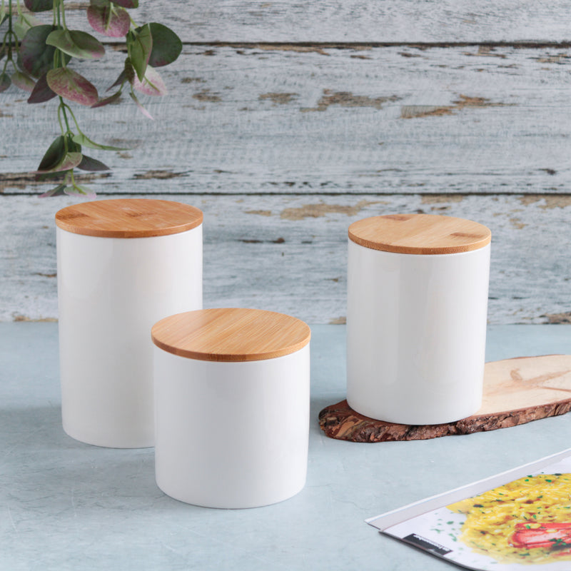 Airtight Container White - Jar