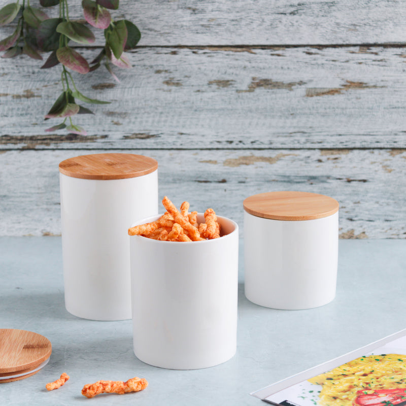Airtight Container White - Jar