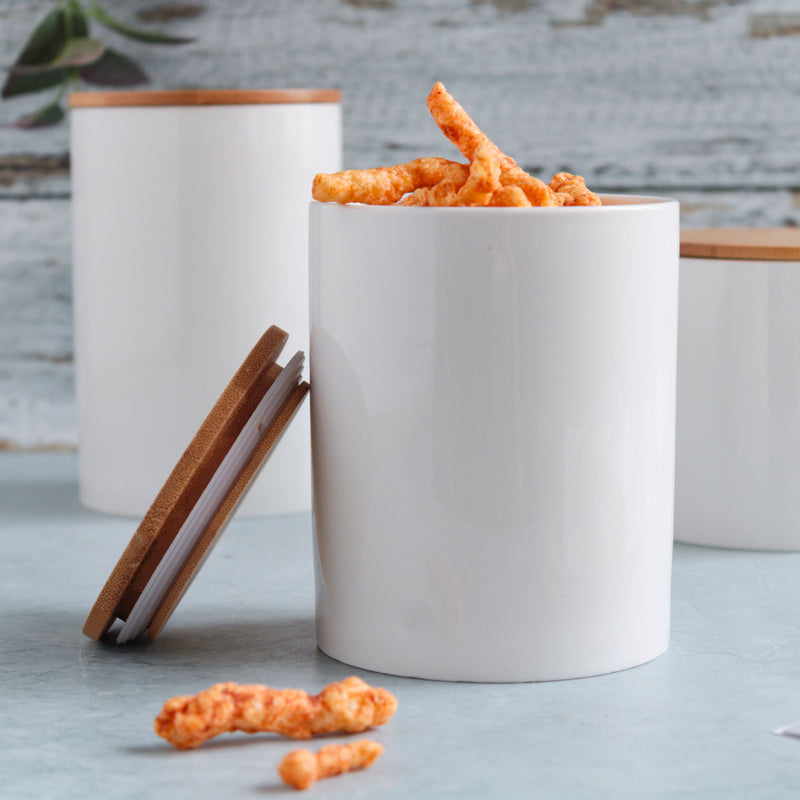 Airtight Container White - Jar