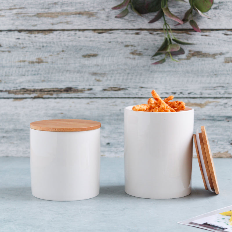 Airtight Container White - Jar