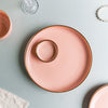 Pink Dinner Plate - Serving plate, snack plate, ceramic dinner plates| Plates for dining table & home decor