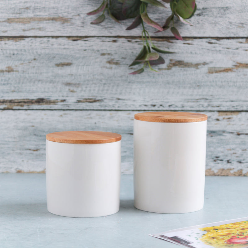Airtight Container White - Jar