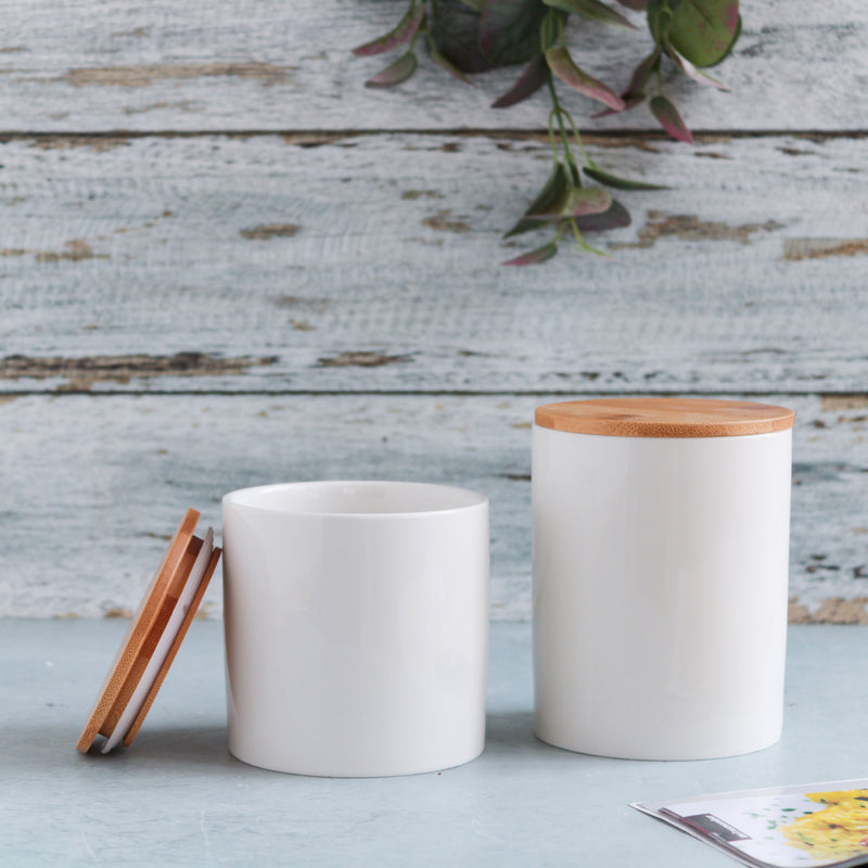 Airtight Container White - Jar