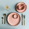 Pink Dinner Plate - Serving plate, snack plate, ceramic dinner plates| Plates for dining table & home decor
