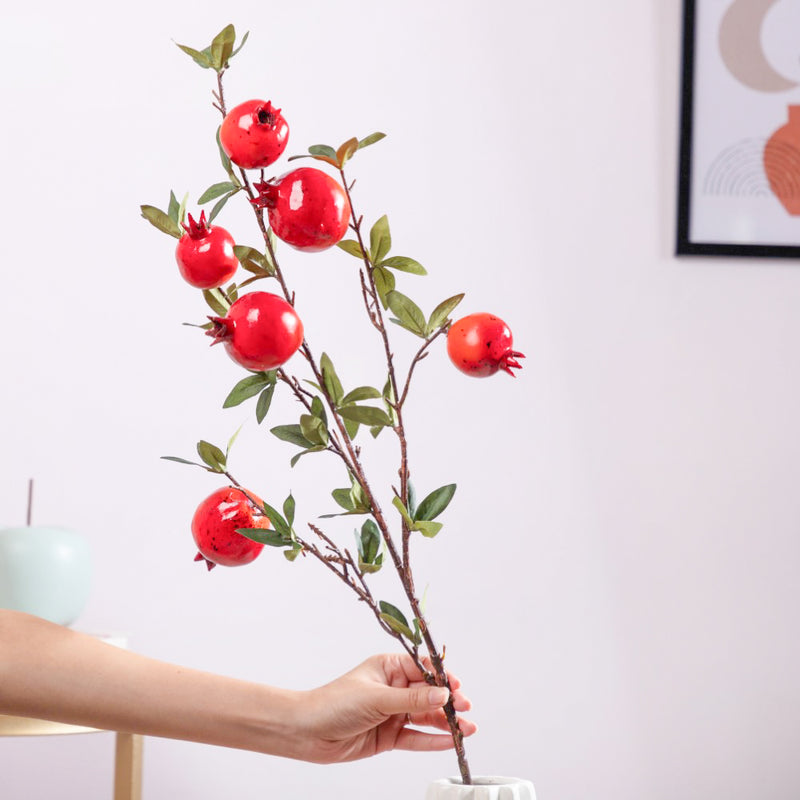 Faux Fruit Bud Stem - Artificial flower | Home decor item | Room decoration item