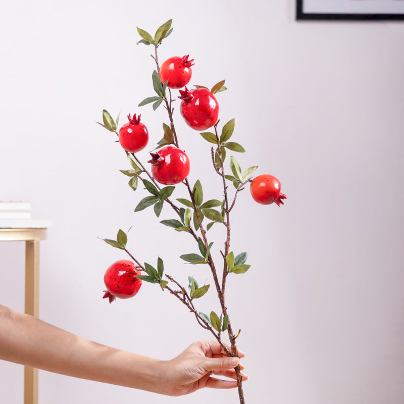 Faux Fruit Bud Stem - Artificial flower | Home decor item | Room decoration item