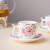 JARDIN Glass Tea Set - Tea cup set, tea set, teapot set | Tea set for Dining Table & Home Decor