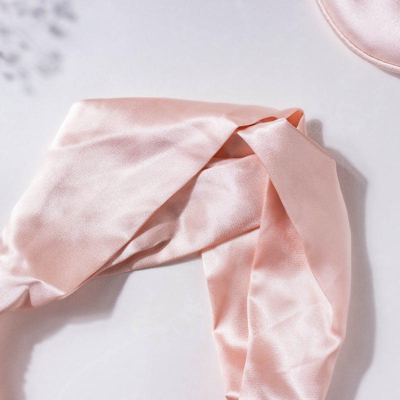 Precious Peach Satin Sleep Care Set of 4