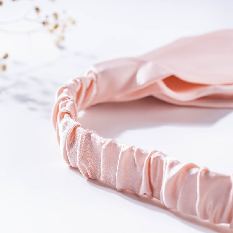 Precious Peach Satin Sleep Care Set of 4