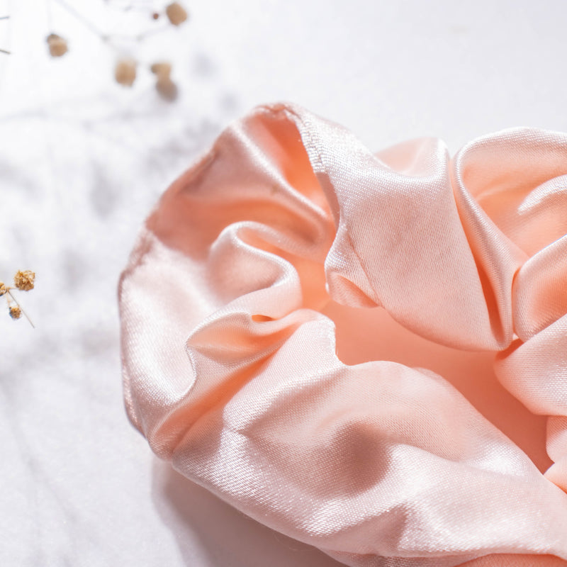 Precious Peach Satin Sleep Care Set of 4