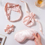 Precious Peach Satin Sleep Care Set of 4
