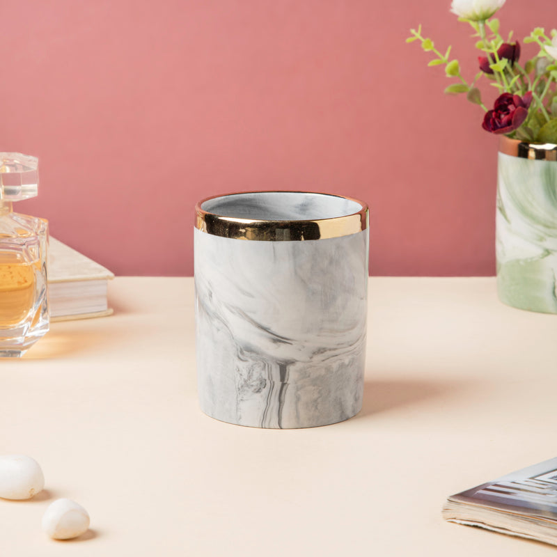 Luxe Ceramic Planter Grey