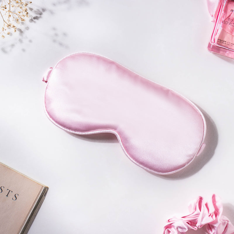 Bubblegum Pink Satin Sleep Care Set of 4