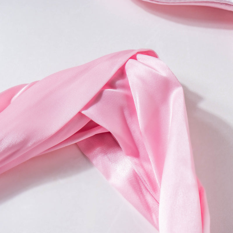 Bubblegum Pink Satin Sleep Care Set of 4