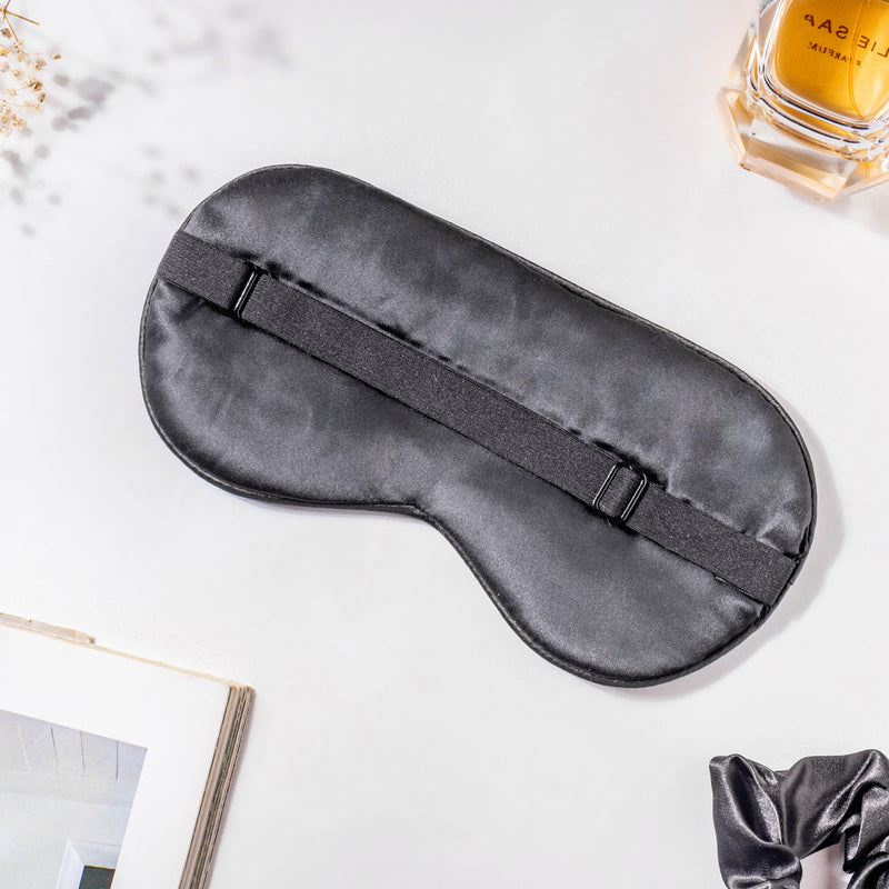 Twilight Black Satin Sleep Care Set of 4