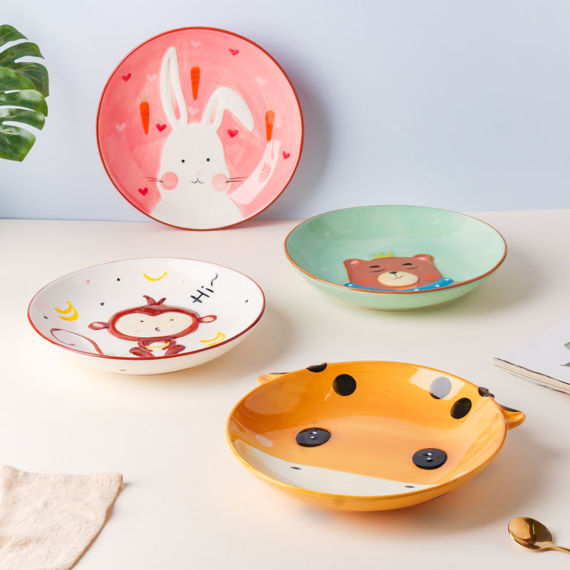Animal Plate Fiesta - Serving plate, snack plate, dessert plate | Plates for dining & home decor