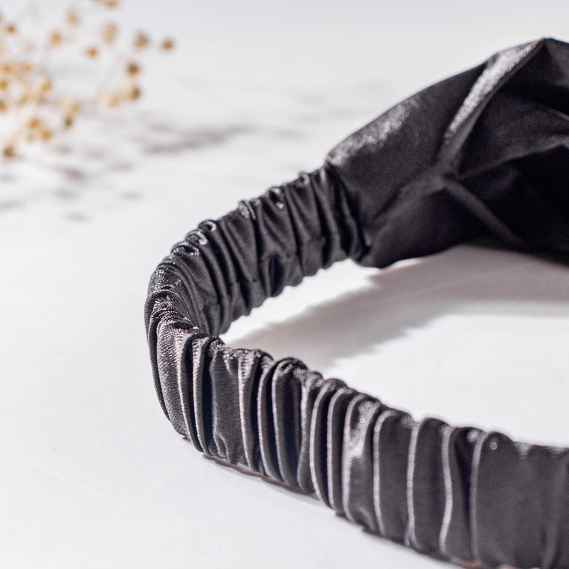 Twilight Black Satin Sleep Care Set of 4