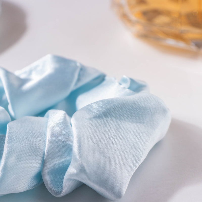 Mist Blue Satin Sleep Care Set of 4