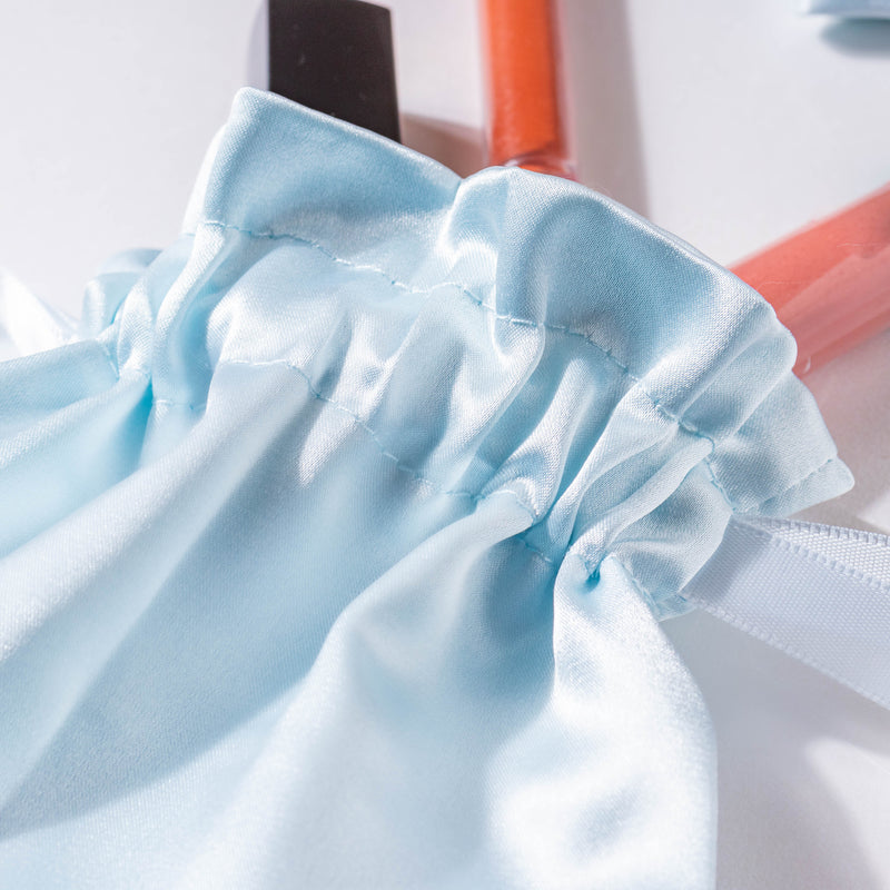 Mist Blue Satin Sleep Care Set of 4