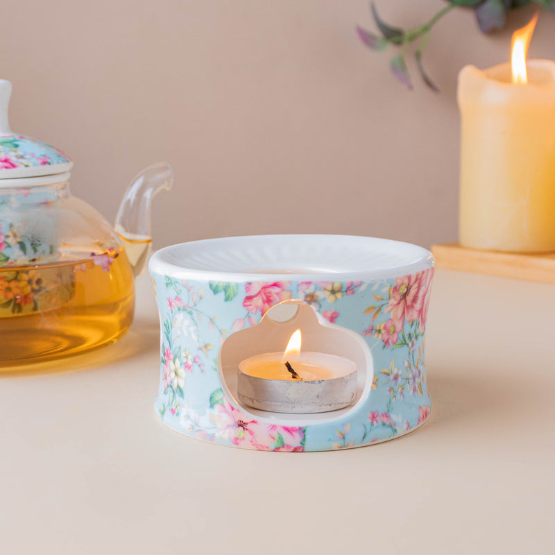 JARDIN Blue Tea Set - Tea cup set, tea set, teapot set | Tea set for Dining Table & Home Decor