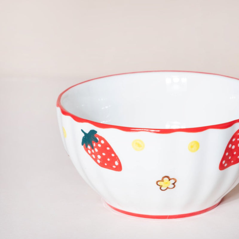 Strawberry 8 Piece Dinner Set For 2