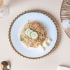 Elysian Scallop Dinner Plate - Serving plate, lunch plate, ceramic dinner plates| Plates for dining table & home decor