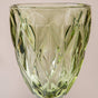 Crystal Red Wine Glass Green Set Of 6 300 ml