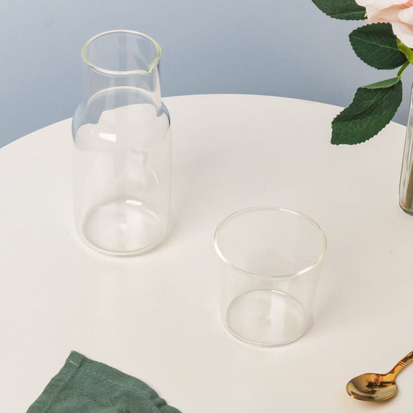 Glass Tumbler And Cup Set - Glass tea set, teapot set | Tea Set for Dining table & Home decor