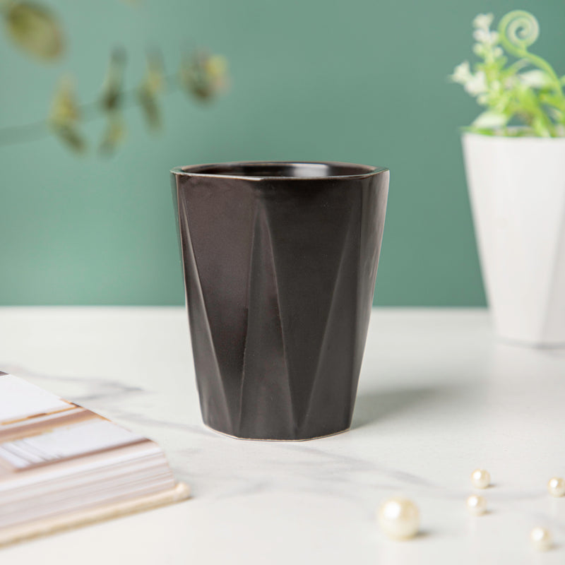Nordic Textured Ceramic Planter Set Of 3