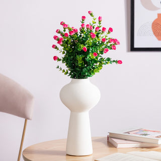 Decorative Flower Bud Stem Pink Set Of 2