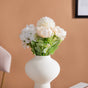 Artificial Flower Bunch Peony White - Artificial flower | Home decor item | Room decoration item