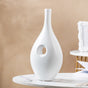 Nordic Hollow Vase White - Flower vase for home decor, office and gifting | Home decoration items