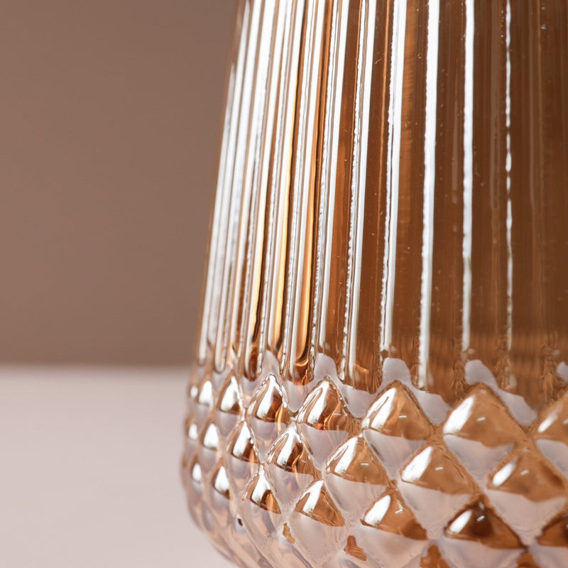 Classic Glass Tea Set of 5- Amber - Tea set, teapot set, teacup set | Tea set for Dining table & Home decor