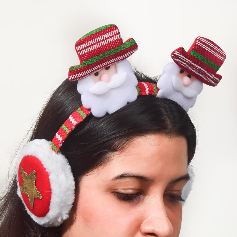 Santa Claus Winter Earmuffs For Christmas